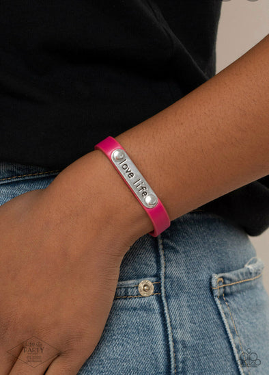 Love Life Pink Bracelet