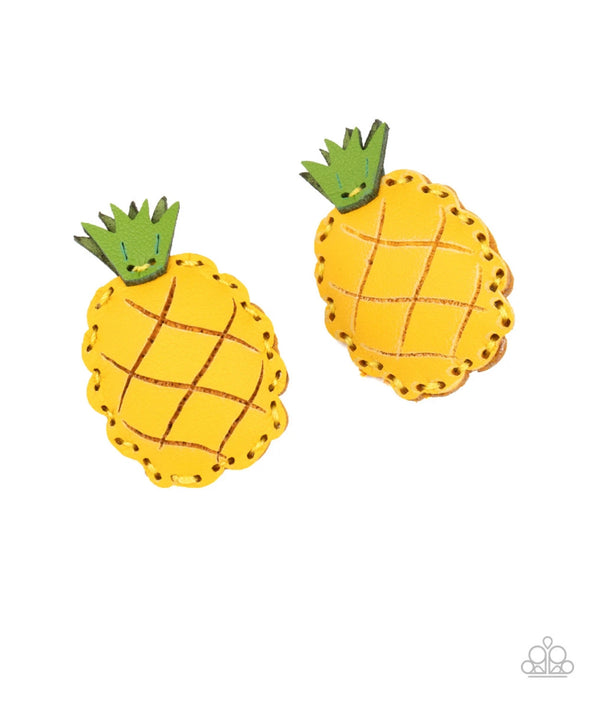 PINEAPPLE Of My Eye Yellow Hair Clip