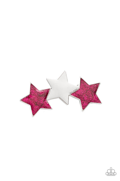 Don’t Get Me STAR-ted Pink Hair Clip